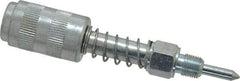 PRO-LUBE - 1/8 Thread, Needle Nose Adapter Grease Gun Adapter - 19/32" Needle Length x 4.75mm Needle Diam, NPT Thread, Quick Disconnect Adapter - Exact Industrial Supply