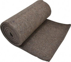 Made in USA - 3/8 Inch Thick x 72 Inch Wide x 12 Inch Long, Pressed Wool Felt Sheet - 3.2 Lbs/Square Yd., Gray, 75 psi - Exact Industrial Supply