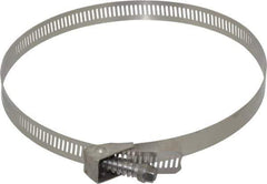 IDEAL TRIDON - SAE Size 88, 2-1/16 to 6" Diam, Stainless Steel Quick Release Worm Drive Clamp - 1/2" Wide, Material Grade 301, Series 550 - Exact Industrial Supply
