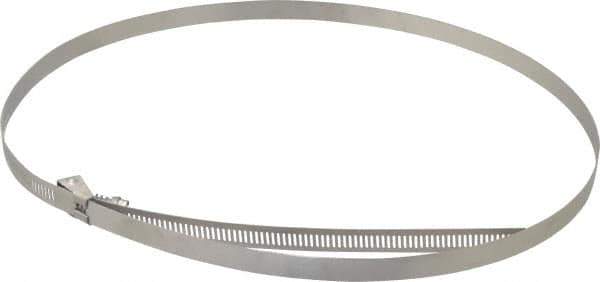 IDEAL TRIDON - SAE Size 216, 10-3/16 to 14" Diam, Stainless Steel Quick Release Worm Drive Clamp - 1/2" Wide, Material Grade 301, Series 550 - Exact Industrial Supply