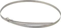 IDEAL TRIDON - SAE Size 216, 10-3/16 to 14" Diam, Stainless Steel Quick Release Worm Drive Clamp - 1/2" Wide, Material Grade 301, Series 550 - Exact Industrial Supply
