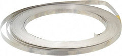 IDEAL TRIDON - Grade 201, Stainless Steel Banding Strap Roll - 1/2" Wide x 0.03" Thick - Exact Industrial Supply