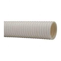 Continental ContiTech - 1-1/2" ID, 29 Hg Vac Rating, 34 psi, PVC Vacuum & Duct Hose - 100' Long, White, 3.8" Bend Radius, 15 to 150°F - Exact Industrial Supply