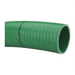 Continental ContiTech - 15 to 150°F, 3" Inside x 3.38" Outside Diam, PVC Liquid Suction & Discharge Hose - Green, 100' Long, 65 psi Working Pressure - Exact Industrial Supply