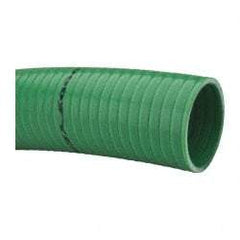 Continental ContiTech - 15 to 150°F, 3" Inside x 3.38" Outside Diam, PVC Liquid Suction & Discharge Hose - Green, 100' Long, 65 psi Working Pressure - Exact Industrial Supply