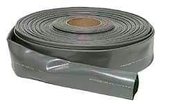 Continental ContiTech - 4" ID x 4.33 OD, 45 Working psi, Gray Hose, Lays Flat - Cut to Length, -10 to 150°F - Exact Industrial Supply