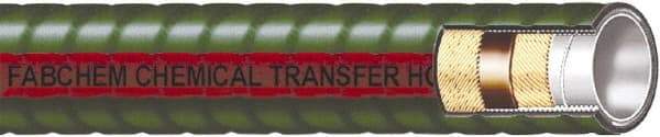 Continental ContiTech - 1-1/2" ID x 1.97" OD x 100' OAL, Chemical Handling Hose - 200 Max Working psi, -40 to 150°F, 5" Bend Radius, Green - Exact Industrial Supply