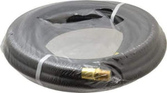 Continental ContiTech - 1/2" ID x 0.811" OD 25' Long Multipurpose Air Hose - MNPT x MNPT Ends, 200 Working psi, -40 to 190°F, 1/2" Fitting, Black - Exact Industrial Supply