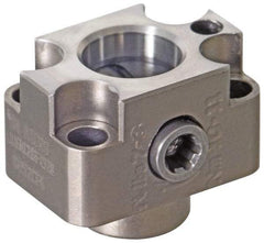 Kennametal - Neutral Cut, KM16 Modular Connection, Adapter/Mount Lathe Modular Clamping Unit - 14mm Square Shank Diam, 0.8661" OAL, Series NCM-SF Flange Adapter - Exact Industrial Supply