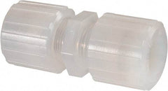 NewAge Industries - 3/4" Tube OD, PFA PTFE Plastic Compression Tube Union - 500°F Max - Exact Industrial Supply