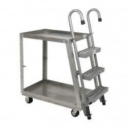 Vestil - 660 Lb Capacity, 21-5/8" Wide x 39" Long x 50" High Order Picking Cart - Exact Industrial Supply