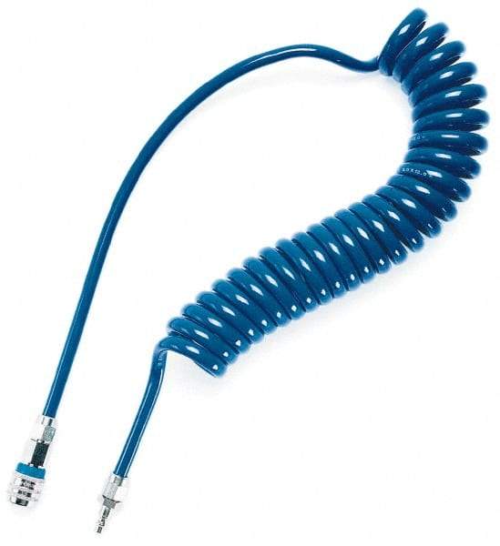 CEJN - 5/16" ID, 19.69' Long, Polyurethane Coiled & Self Storing Hose - Exact Industrial Supply