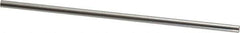 Accupro - 1/8 Inch x 4 Inch Long, Solid Carbide Round - Micrograin Grade, 0.0000 to 0.0005 Inch Tolerance - Exact Industrial Supply