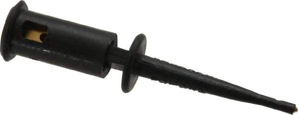 Pomona - Black Electrical Test Equipment Clip - Use with SMD Grabbers - Exact Industrial Supply