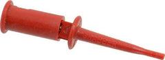 Pomona - Red Electrical Test Equipment Clip - Use with SMD Grabbers - Exact Industrial Supply