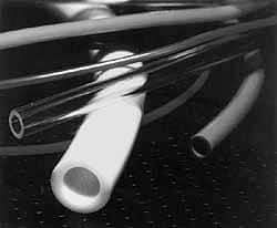 Made in USA - 3/8" ID x 7/16" OD, 1/32" Wall Thickness, Cut to Length (50' Standard Length) PTFE Tube - Translucent, 55 Hardness - Exact Industrial Supply