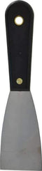 Value Collection - 2" Wide Stainless Steel Putty Knife - Stiff, Nylon Handle, 7.8" OAL - Exact Industrial Supply