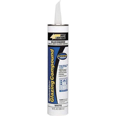 White Lightning - 10 oz Wood Repair - White, 24.2 Sq Ft Coverage, Siliconized Latex - Exact Industrial Supply