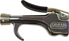 Coilhose Pneumatics - Safety Shield Thumb Lever Blow Gun - 1/4 NPT, Zinc - Exact Industrial Supply
