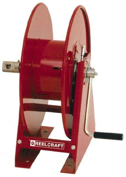 Reelcraft - 100' Manual Hose Reel - 5,000 psi, Hose Not Included - Exact Industrial Supply