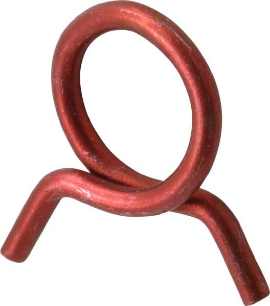 Rotor Clip - 1.12" Wide, Carbon Steel Single Wire Hose Clamp - Exact Industrial Supply