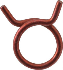 Rotor Clip - 1-1/4" Wide, Carbon Steel Single Wire Hose Clamp - Exact Industrial Supply