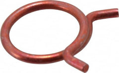 Rotor Clip - 1-3/4" Wide, Carbon Steel Single Wire Hose Clamp - Exact Industrial Supply