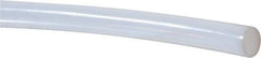 Value Collection - 5/16" ID x 3/8" OD, 1/32" Wall Thickness, Cut to Length (50' Standard Length) PTFE Tube - Natural White, 60 Hardness - Exact Industrial Supply