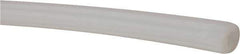 Value Collection - 1/8" ID x 1/4" OD, 1/16" Wall Thickness, Cut to Length (50' Standard Length) PTFE Tube - Natural White, 60 Hardness - Exact Industrial Supply