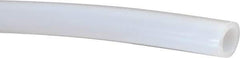 Value Collection - 1/4" ID x 3/8" OD, 1/16" Wall Thickness, Cut to Length (50' Standard Length) PTFE Tube - Natural White, 60 Hardness - Exact Industrial Supply