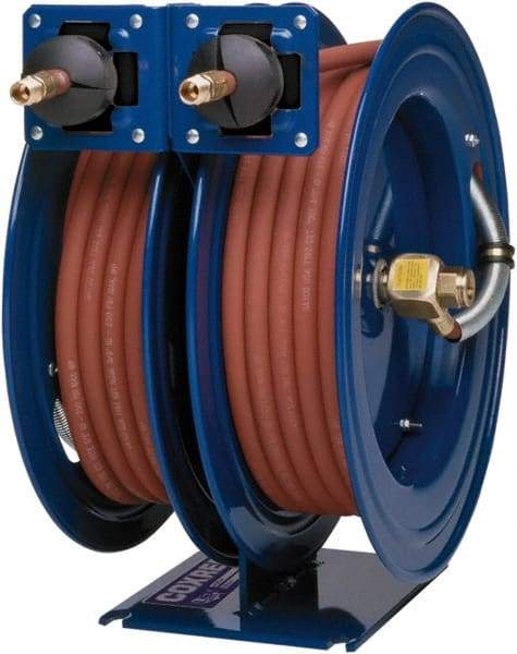 CoxReels - 50' Spring Retractable Hose Reel - 300 psi, Hose Included - Exact Industrial Supply