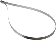 IDEAL TRIDON - SAE Size 176, 9-1/2 to 11-1/2" Diam, Stainless Steel Worm Drive Clamp - 1/2" Wide, Material Grade 201, Series 611 - Exact Industrial Supply