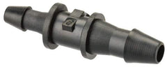 Made in USA - 1/8 x 3/32" Barb, Nylon Single Barbed Tube Reducer - Black - Exact Industrial Supply