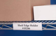 Aigner Index - 24 Long x 1-5/16 Wide, Snap On Back, Label Holder - Exact Industrial Supply