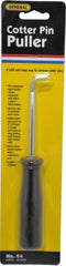 General - 7-1/2" OAL Carbon Steel Cotter Pin Puller Awl - Plastic Handle - Exact Industrial Supply