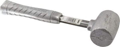 American Hammer - 6 Lb Head 2" Face Lead Alloy Nonmarring Lead Hammer - 12" OAL, Aluminum Handle - Exact Industrial Supply