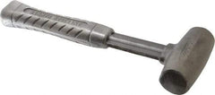 American Hammer - 3 Lb Head 1-1/2" Face Zinc Aluminum Alloy Nonmarring Hammer - 11-1/2" OAL, Aluminum Handle - Exact Industrial Supply
