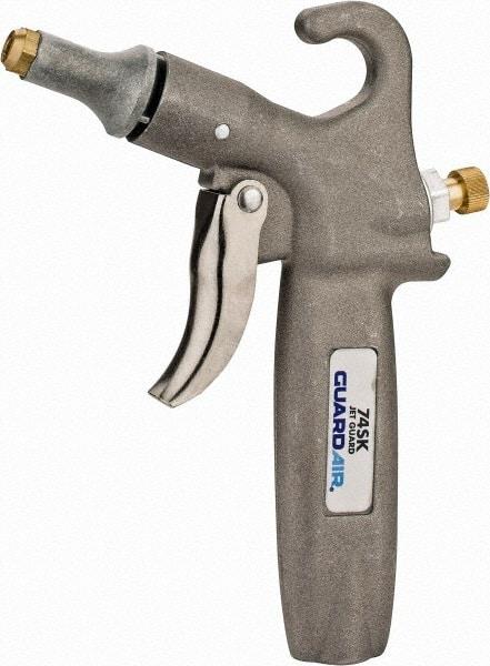 Guardair - 120 Max psi Standard Safety Pistol Grip Blow Gun - 1/4 NPT, Aluminum - Exact Industrial Supply