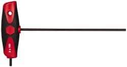 Wiha - 3mm Hex, T-Handle Cushion Grip, Hex Key - 5.9mm OAL, Metric System of Measurement - Exact Industrial Supply