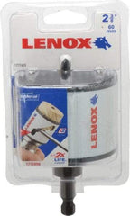 Lenox - 2-5/8" Diam, 1-1/2" Cutting Depth, Hole Saw - Bi-Metal Saw, Toothed Edge - Exact Industrial Supply