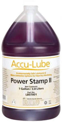 Accu-Lube - Accu-Lube Power Stamp II, 1 Gal Bottle Stamping Fluid - Water Soluble, For Machining - Exact Industrial Supply