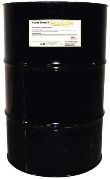 Accu-Lube - Accu-Lube Power Stamp II, 55 Gal Drum Stamping Fluid - Water Soluble, For Machining - Exact Industrial Supply