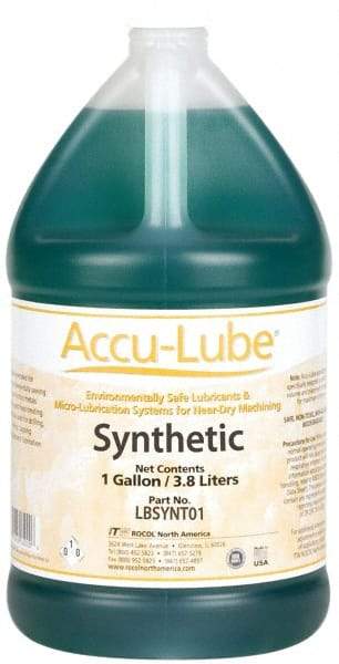 Accu-Lube - Accu-Lube, 1 Gal Bottle Cutting & Sawing Fluid - Synthetic, For Machining - Exact Industrial Supply