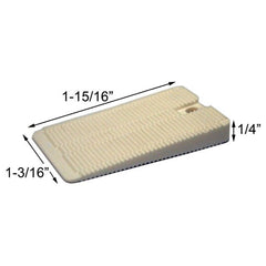 WEDGIES STANDARD FLEXIBLE WHITE - Exact Industrial Supply