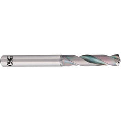 OSG - 10.44mm 140° Spiral Flute Solid Carbide Taper Length Drill Bit - Exact Industrial Supply