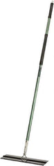 Ability One - 55" Long x 6" Wide Microfiber Dust Flat Mop - Hook & Loop, Green, Looped Head, Launderable - Exact Industrial Supply