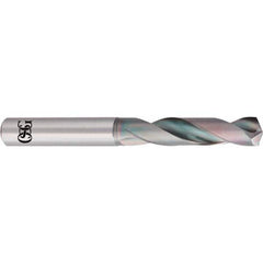 Screw Machine Length Drill Bit: 0.75″ Dia, 140 °, Solid Carbide Coated, Right Hand Cut, Spiral Flute, Straight-Cylindrical Shank, Series 6300