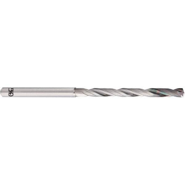 OSG - 7mm 140° Spiral Flute Solid Carbide Taper Length Drill Bit - Exact Industrial Supply