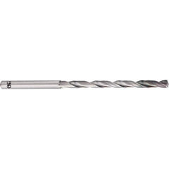 OSG - 6.1mm 140° Spiral Flute Solid Carbide Taper Length Drill Bit - Exact Industrial Supply