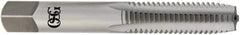 OSG - 3/4-16 UNF, H3, 4 Flute, Bottoming Chamfer, Bright Finish, High Speed Steel Hand STI Tap - 4-11/16" OAL, 2-7/32" Thread Length, 0.523" Square Size, 3B Class of Fit, Series 126 - Exact Industrial Supply